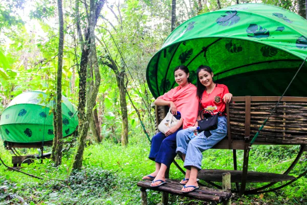 เดินป่า ชมน้ำตกและค้างคืนกระเช้าต้นไม้ 3 วัน 2 คืน