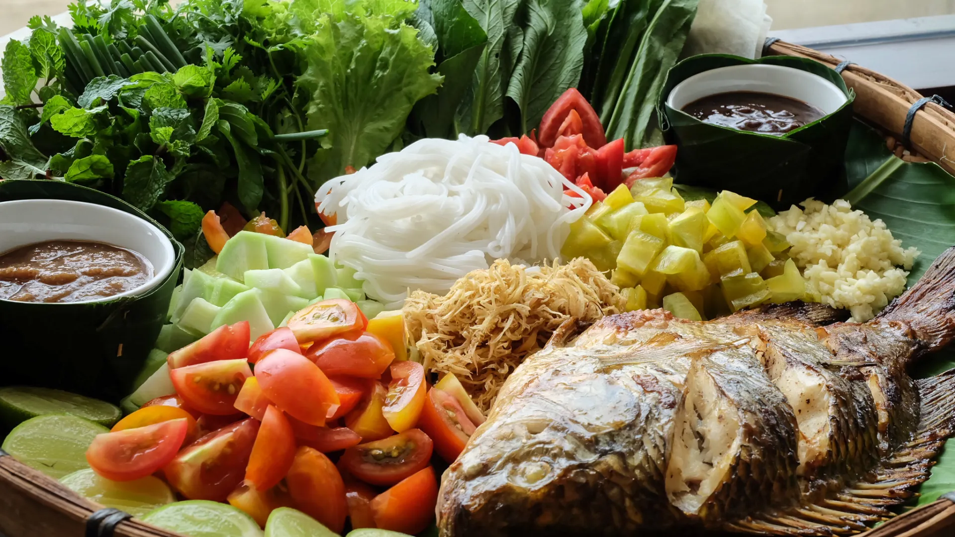 Fish BBQ Set Picnic Lunch @NahmDongPark