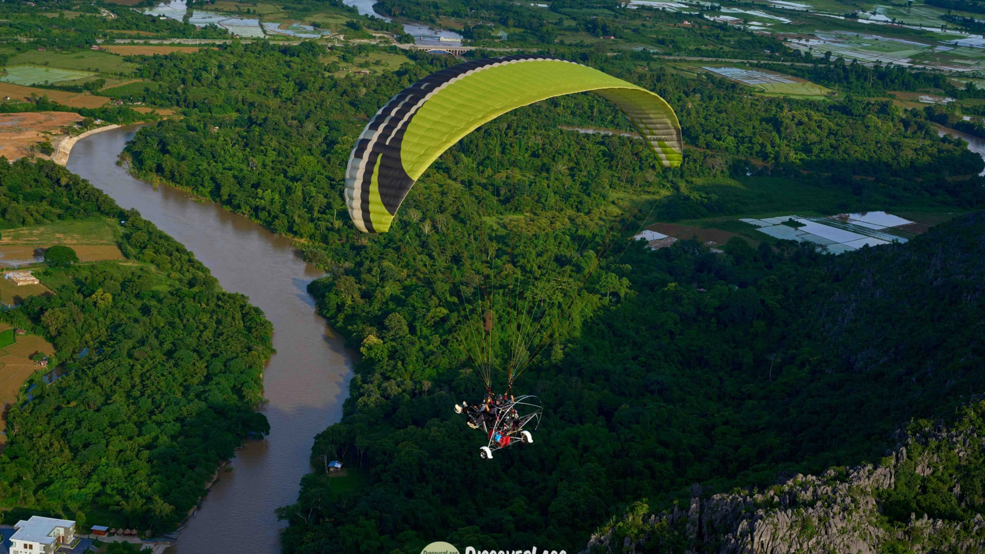 Exploring Vang Vieng - In the Air