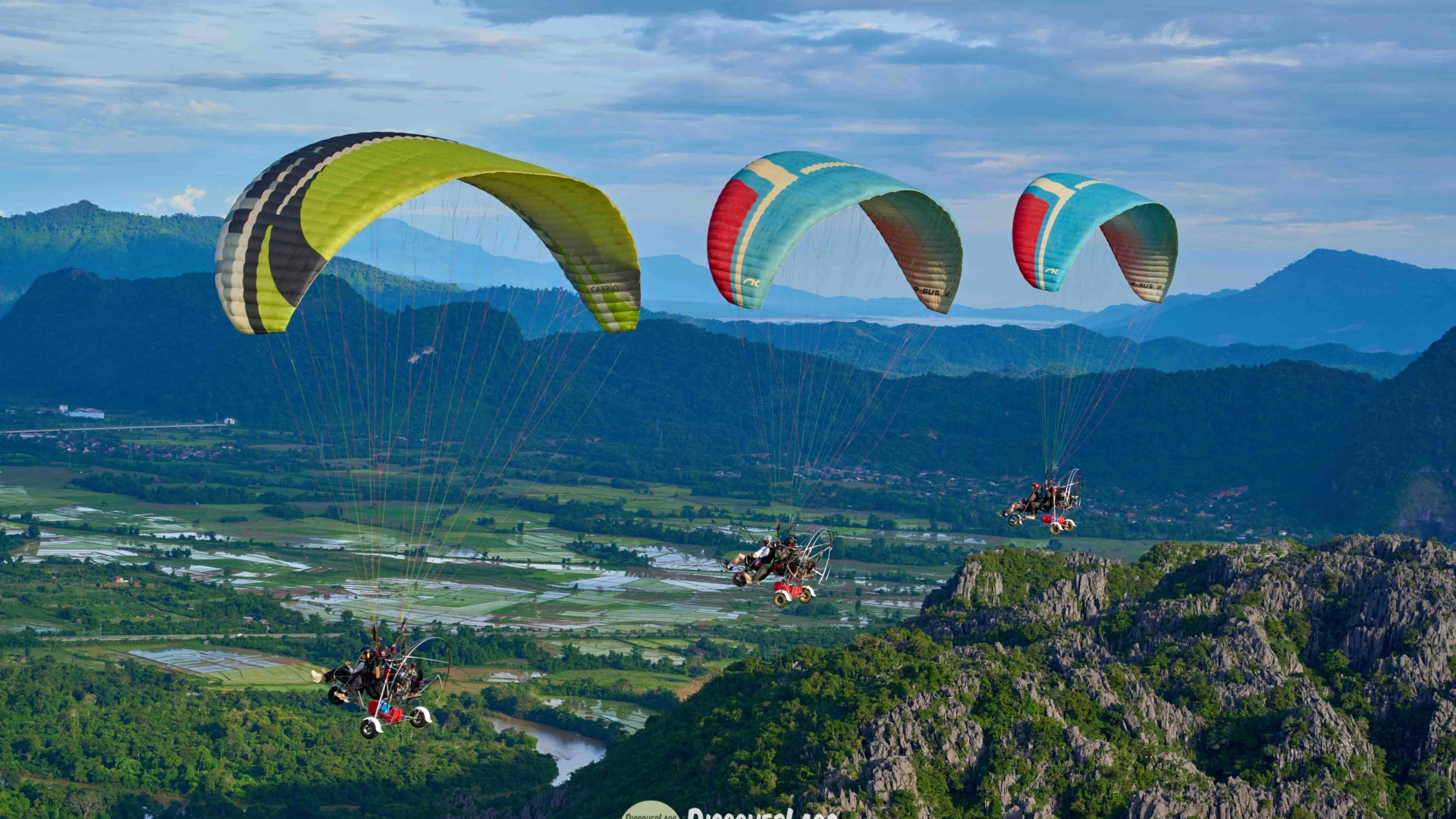 Exploring Vang Vieng - In the Air