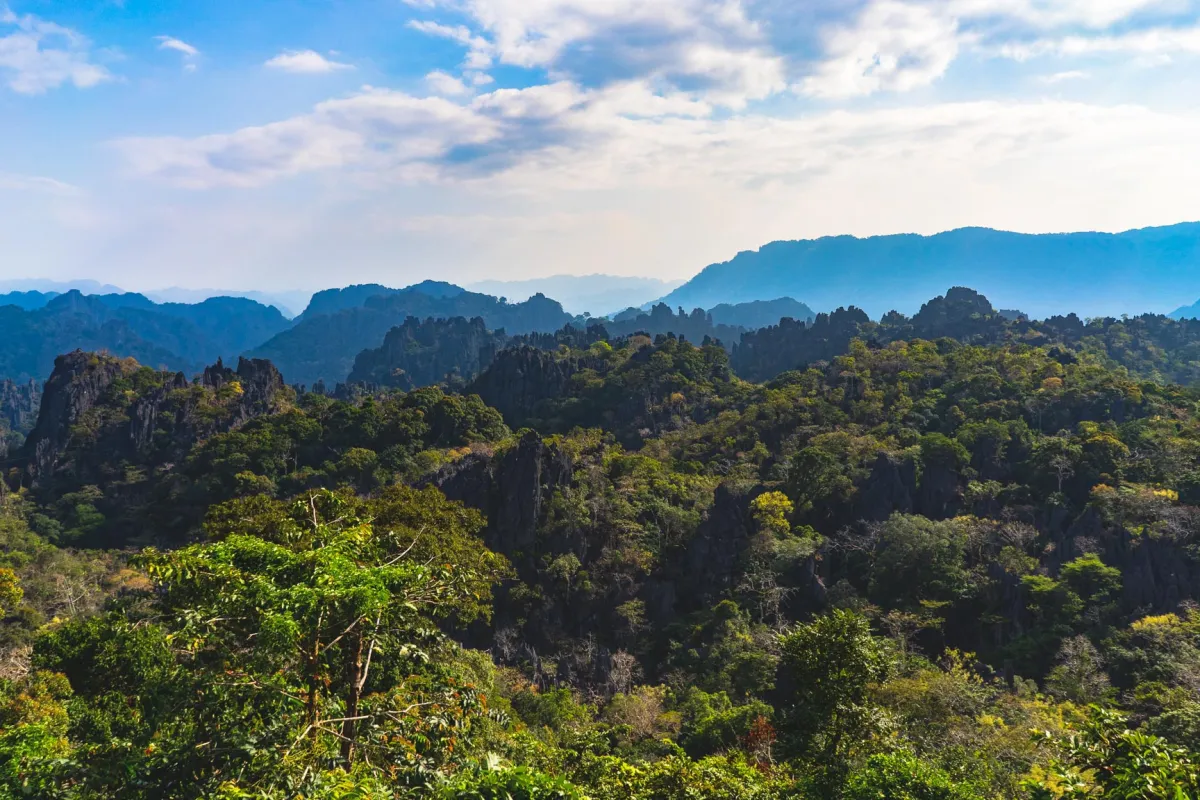 The Rock Viewpoint at Phou Pha Marn