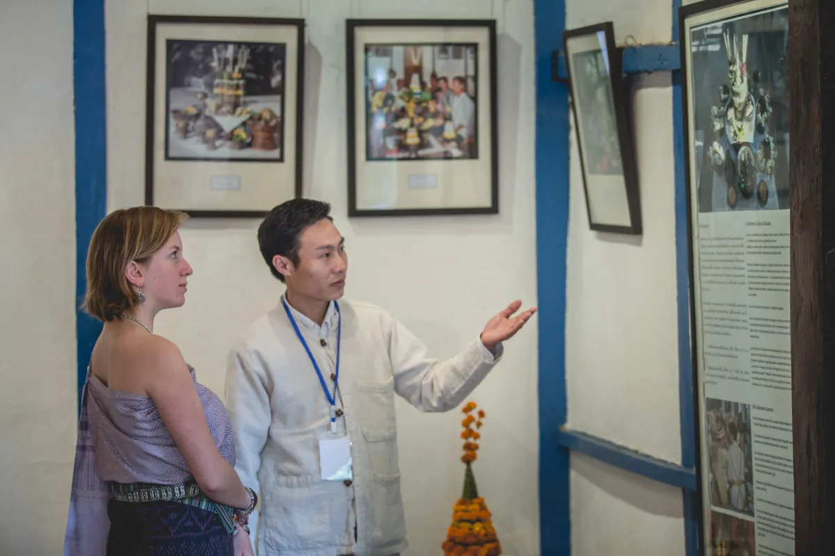 Art gallery at Heuan Chanh