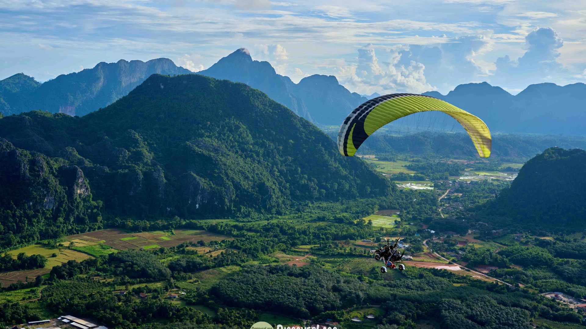 Exploring Vang Vieng - In the Air