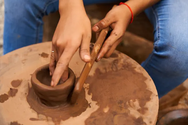 Pottery & Candle Making Class With Lunch