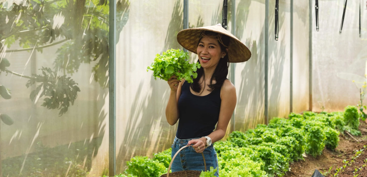 Organic Farm Tour at NamKhan Ecolodge