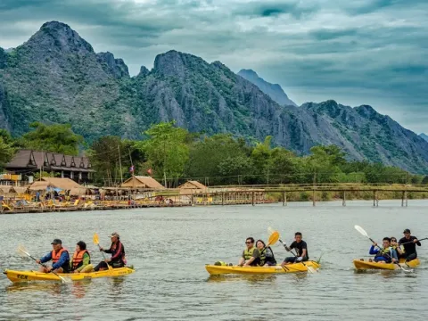 Full-Day Thrills and Chills: Kayak, Tube, Zipline, and Relax at Blue Lagoon 1