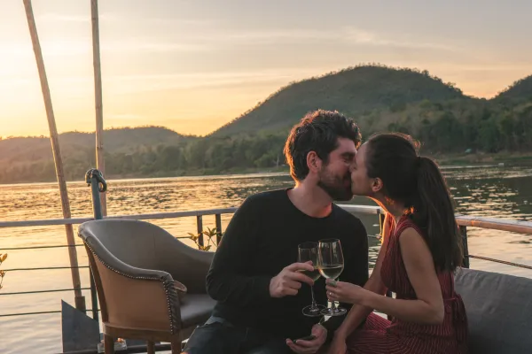 Luxury Sunset Cruise with Canapés On Mekong River