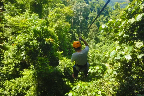 Half-Day Ziplines at Nahm Dong Park
