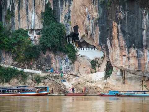 Entrance to the Pak Ou Cave