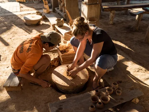 Ban Chanh - Half Day Pottery Making Workshop, Village Tour &  Food (Without Hotel Transfer)