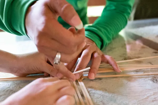 Bamboo Weaving Class at Nahm Dong Park