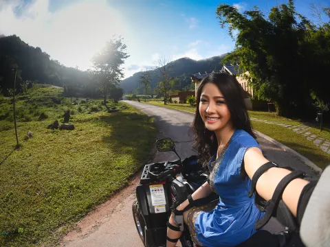 ຂີ່ລົດ ATV, ຍ່າງປ່າ, ນ້ຳຕົກຕາດ, ຂີ່ສະລິງ 9 ເສັ້ນ