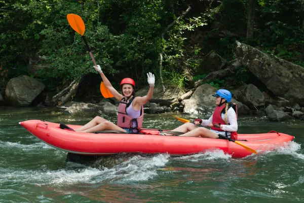 Full-Day Adventure: E-Mountain Biking & River Paddling Experience