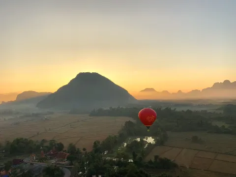 Sunset Hot Air Balloon