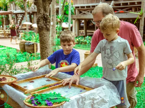 Hands-On Mulberry Paper Making Experience